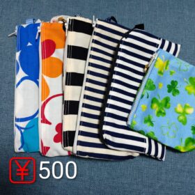 ht-hanaのタブつき布ポーチ